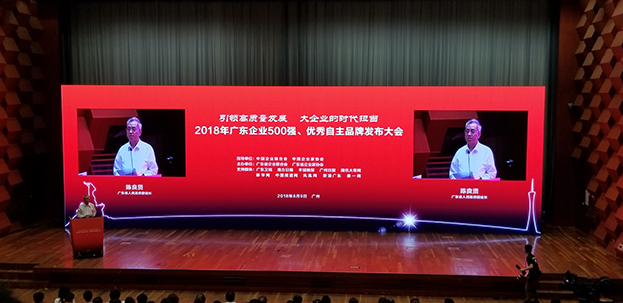 开云online(中国)蝉联“广东省企业500强”